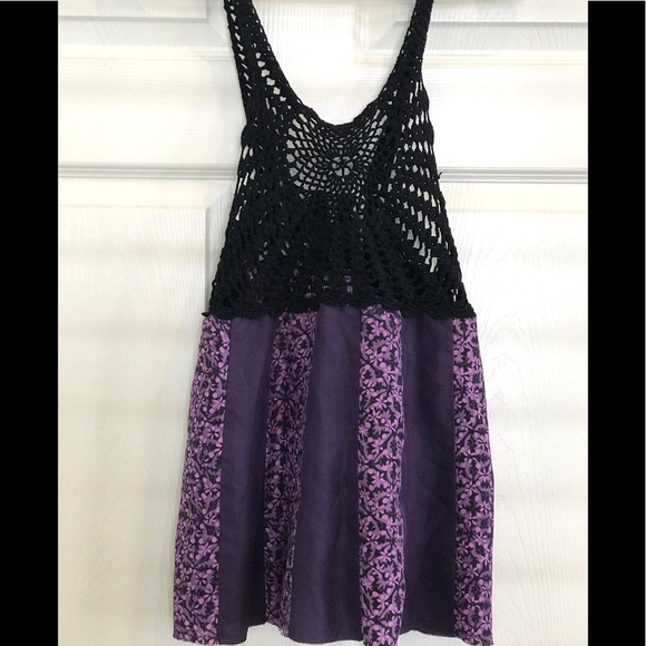 FREE PEOPLE Top with crochet on top - Picture 2 of 9